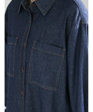 Te chichi デニムシャツ ネイビー