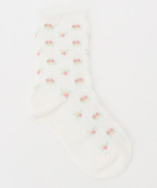 ANY KIDS 【3点セット】ソックス（フラワーセット） オフホワイト