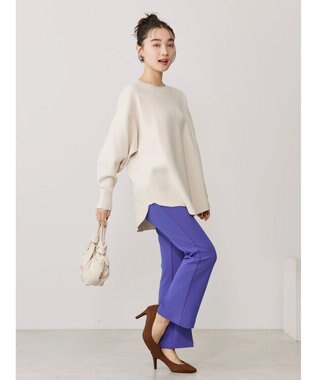 AMERICAN HOLIC ラウンドスウェットライクニットプルオーバー Ivory