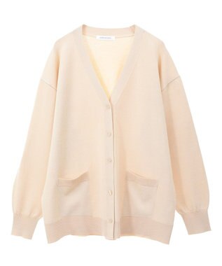 AMERICAN HOLIC Ｖネックポケット付きカーディガン Ecru