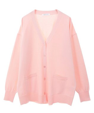 AMERICAN HOLIC Ｖネックポケット付きカーディガン Peach