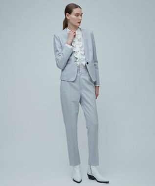 BEIGE， CORBY / クロップドパンツ Sax