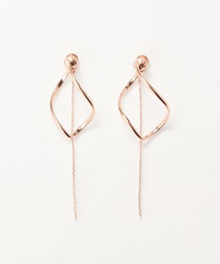 Phoebe 【限定セット】プチベゼルストーンネックレス×2wayグレースツイストラインイヤリング マルチ1