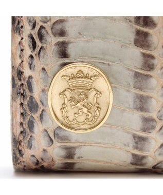 A.D.M.J. 【スネークレザー】スモールウォレット カリナータナチュラル