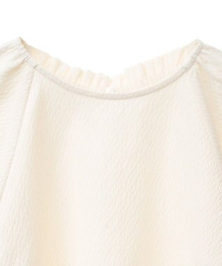 AMERICAN HOLIC ラグランジャガードロングブラウス Ivory