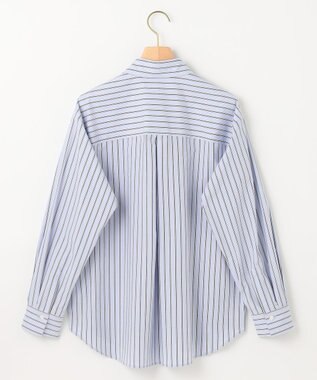 組曲 コットンシャーティング ベーシックシャツ サックスブルー系1