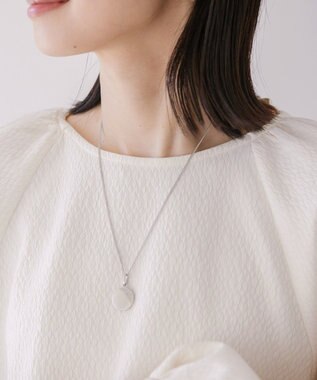 AMERICAN HOLIC ラグランジャガードロングブラウス Ivory