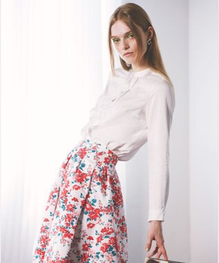 TOCCA 【洗える】SCALLOP ブラウス ホワイト系