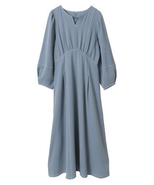 Green Parks ・ＥＬＥＮＣＡＲＥ　ＤＵＥボリュームスリーブワンピー Blue