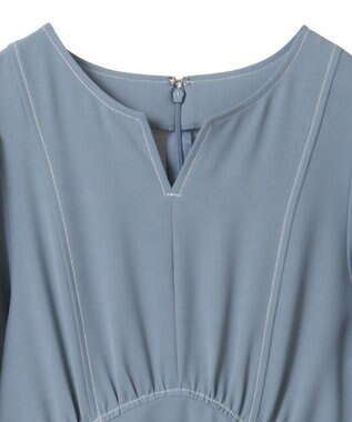 Green Parks ・ＥＬＥＮＣＡＲＥ　ＤＵＥボリュームスリーブワンピー Blue