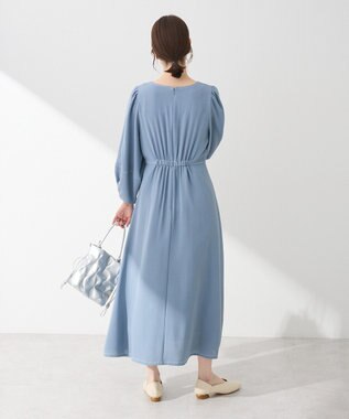 Green Parks ・ＥＬＥＮＣＡＲＥ　ＤＵＥボリュームスリーブワンピー Blue