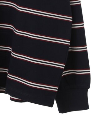 AMERICAN HOLIC ランダムボーダーＢＩＧ　Ｔシャツ Navy