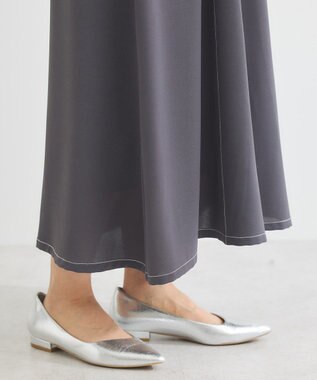 Green Parks ・ＥＬＥＮＣＡＲＥ　ＤＵＥボリュームスリーブワンピー Charcoal Gray