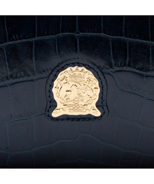 A.D.M.J. 【牛革】クロコダイル型押しトート32cm(Dカン付) タンザナイト