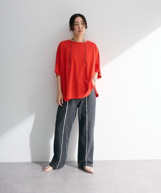 Green Parks 冷やっとすずやかドルマンプルオーバー Red