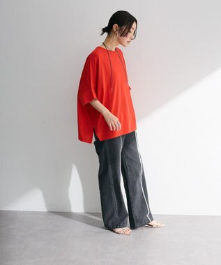 Green Parks 冷やっとすずやかドルマンプルオーバー Red