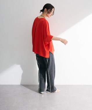 Green Parks 冷やっとすずやかドルマンプルオーバー Red