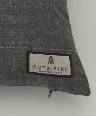GOTAIRIKU アーカイブ生地使用クッション ライトグレー系4