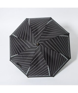 UNBILLION cache nez / ストライプスカーフプリントバルーンショートパラソル ブラック