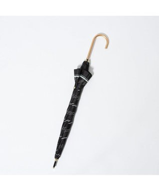 UNBILLION cache nez / ストライプスカーフプリントバルーンショートパラソル ブラック