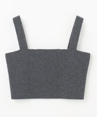 NAVE 【Nave】ウールカシミヤ ビスチェ グレー系