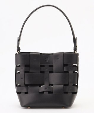 自由区 ランダムメッシュミニ バッグ ブラック