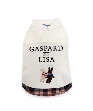 PET PARADISE リサとガスパール シンプル刺繍 Ｔシャツ 《であい柄》 小型犬 であい柄