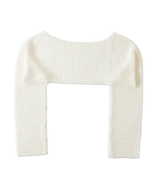 WEGO ラメショートニットプルオーバー ホワイト