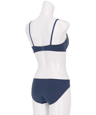 une nana cool 【WEB限定】ブラ＆ショーツセット ダークネイビー