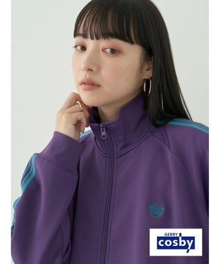 earth music&ecology Ｃｏｓｂｙ×ｅａｒｔｈ　トラックジャケット Deep Purple