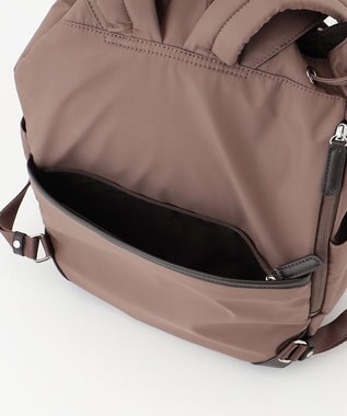 Y'SACCS ミリタリーフラップリュックサック チョコ