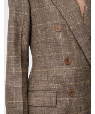 JOSEPH ウールバンブー　ダブルブレステッドジャケット Escargot Mel