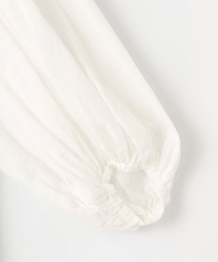 NAVE 【Nave　洗える】ボリュームボイル ブラウス ホワイト系