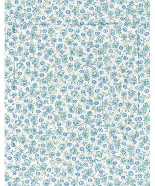 Wing ウイングスリープ パジャマ 7分袖 長ズボン 綿100％ 楊柳素材 夏 レディース EP8026 ウイング／ワコール サックス