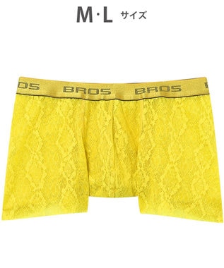 WACOAL MEN ボクサーパンツ【レースボクサー】フロント快適グラマラス 通気性 フリーなカッティング(裾部分) 前閉じ レース 下着 GT3341 /ブロス バイ ワコールメン