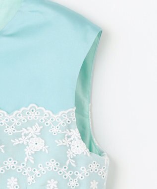 組曲 KIDS 【150-160㎝】ケープセット ドレス ミントグリーン