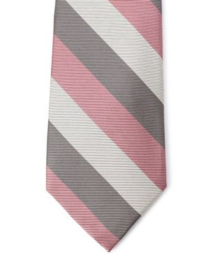 J.PRESS MEN 【JAPANESE TWILL&REPPE STRIPE COLLECTION】 レジメンタル ネクタイ ピンク系1
