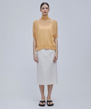 BEIGE， LIANE / タートルプルオーバー Light Orange