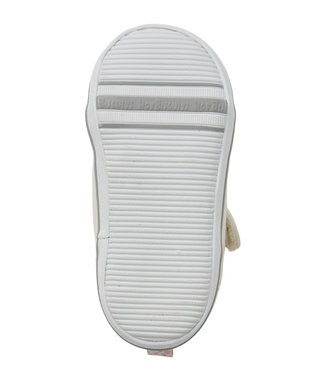 MIKI HOUSE HOT BISCUITS 【14-16cm】 小花柄 パイピング セカンドベビーシューズ 白