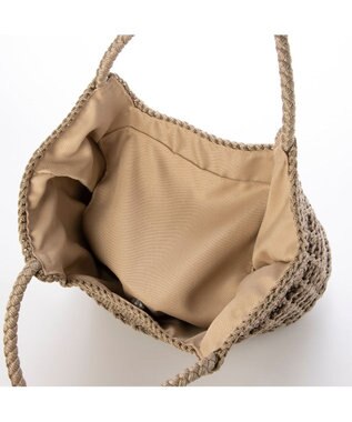 UNBILLION カシュカシュ cachecache / 柄編みベーシックトート オーク