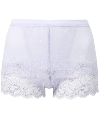 WACOAL オーバーパンツ ショート丈 ヒップアップで脚長シルエット ウエスト部分をすっきり見せる 一枚ばき可能 重ねばきにもおすすめ レディース GRC630 /ワコール パープル