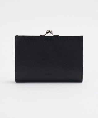 russet がま口折財布(SO-446) Black