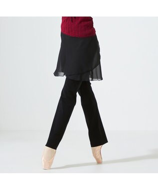 Chacott 巻きスカート ブラック