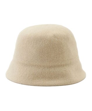 MOONBAT FURLA(フルラ)ロゴ付き バスクハット 帽子 UVカット サイズ調整 ベージュ