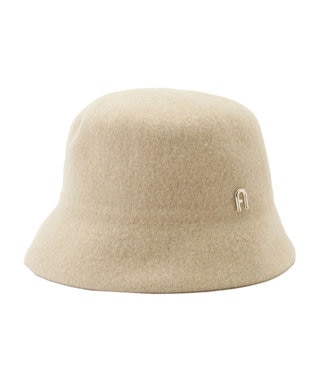 MOONBAT FURLA(フルラ)ロゴ付き バスクハット 帽子 UVカット サイズ調整