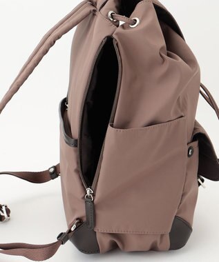 Y'SACCS ミリタリーフラップリュックサック チョコ