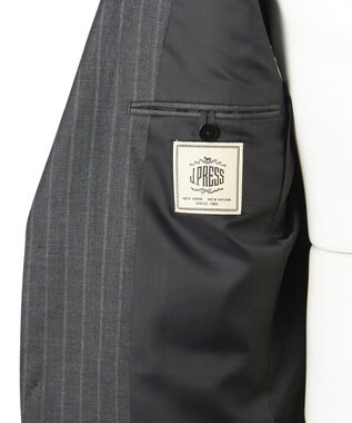 J.PRESS MEN 【WEB・一部店舗限定】インテリジェントストライプ スーツ / 総裏 グレー系2