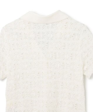 GRACE CONTINENTAL レースカットスキッパートップ ホワイト