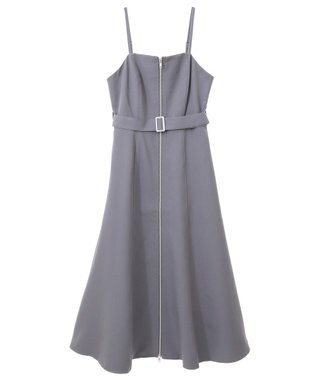 earth music&ecology ダブルジップキャミワンピース Light Gray