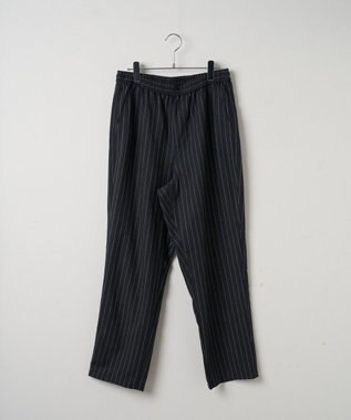 WEGO 【ユニセックス着用アイテム/手洗い可/SETUP可/ウエストゴム】リネンレーヨンイージーパンツ ダークグレー